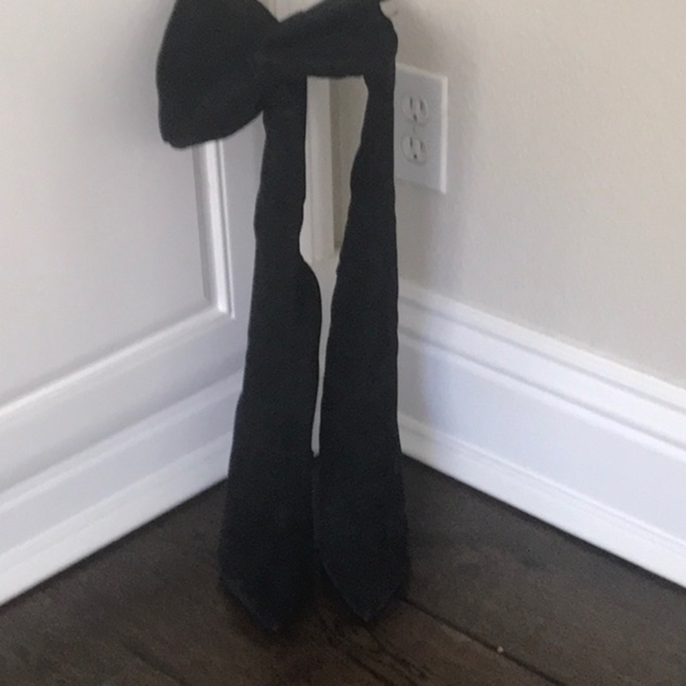 Le Chateau tall suede boots.
